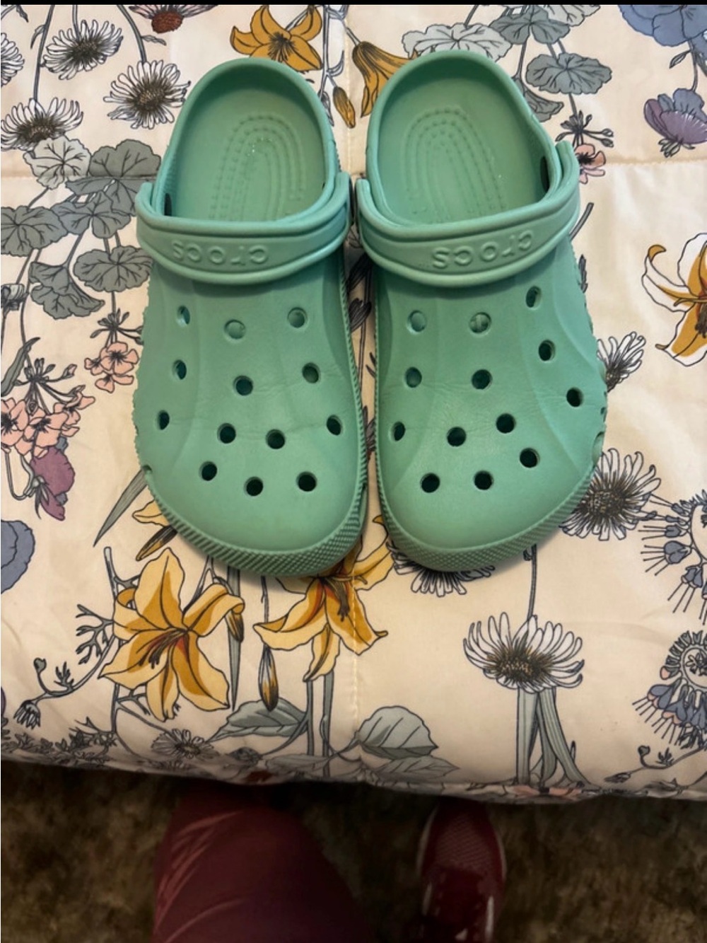 CROCS Classic Clog Sandals in Mint Green